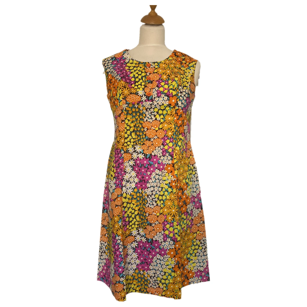 Pre-owned Courrèges Mid-length Dress In Multicolour