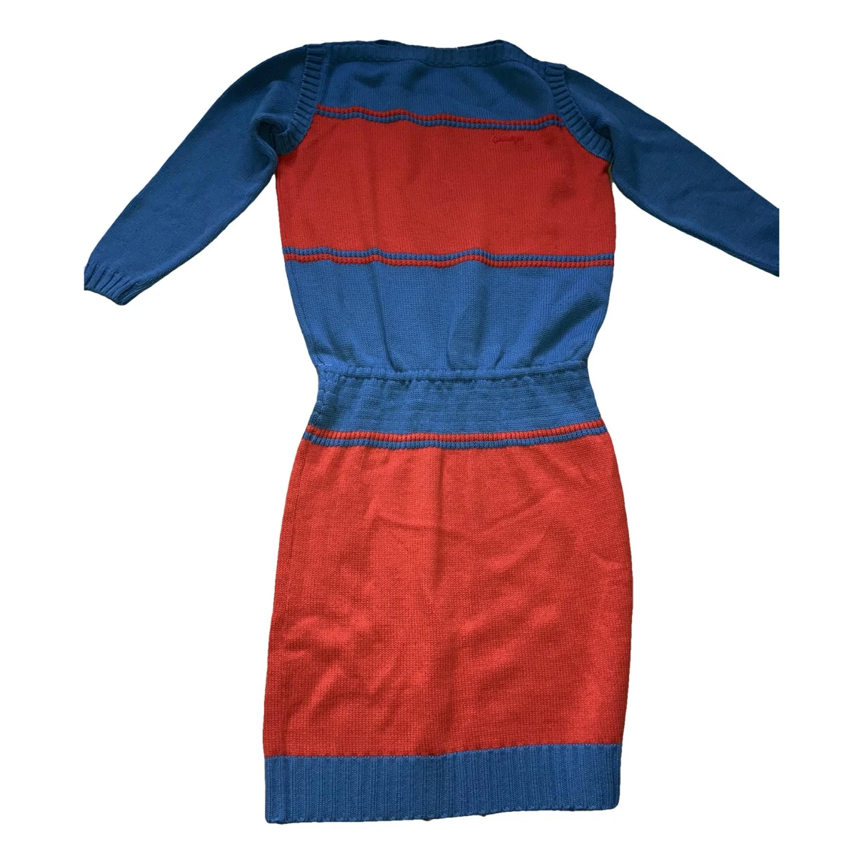 Pre-owned Courrèges Wool Dress In Multicolour