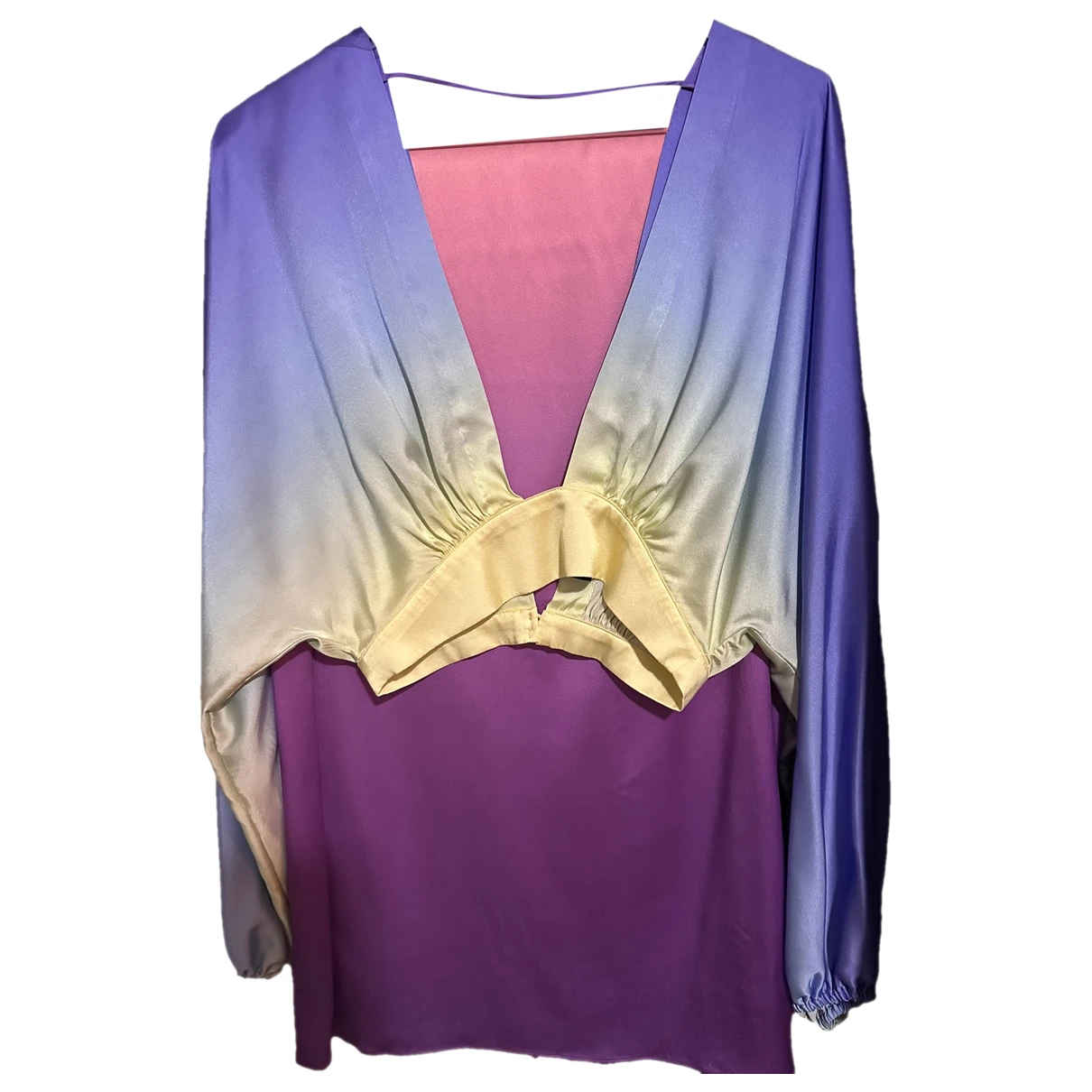 Pre-owned Retroféte Silk Jumpsuit In Multicolour