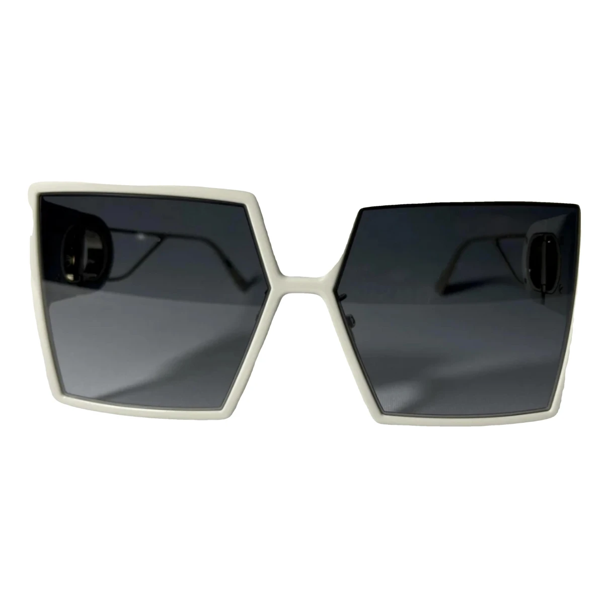 Pre-owned Dior 30montaigne Sunglasses In White