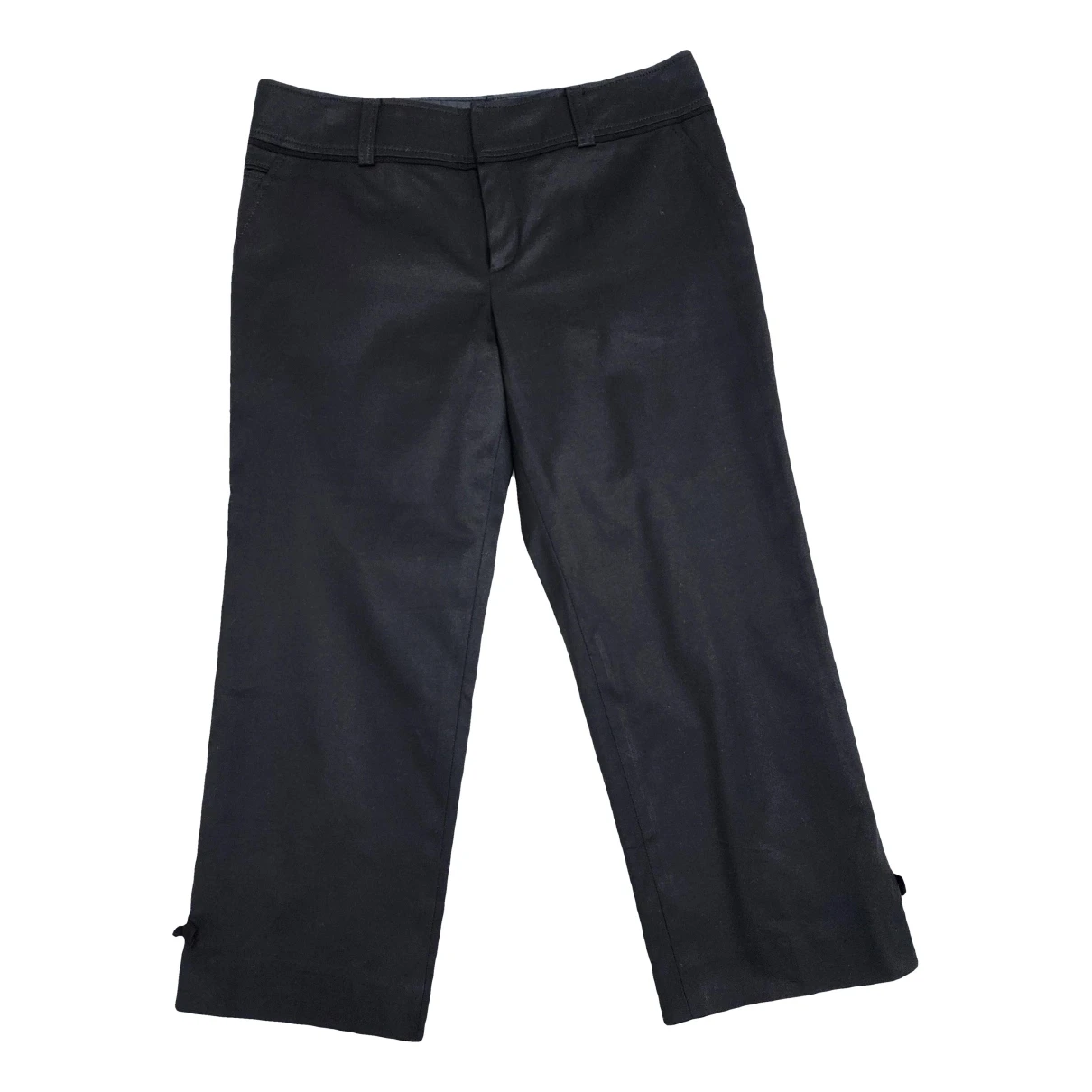 Pre-owned Courrèges Trousers In Black