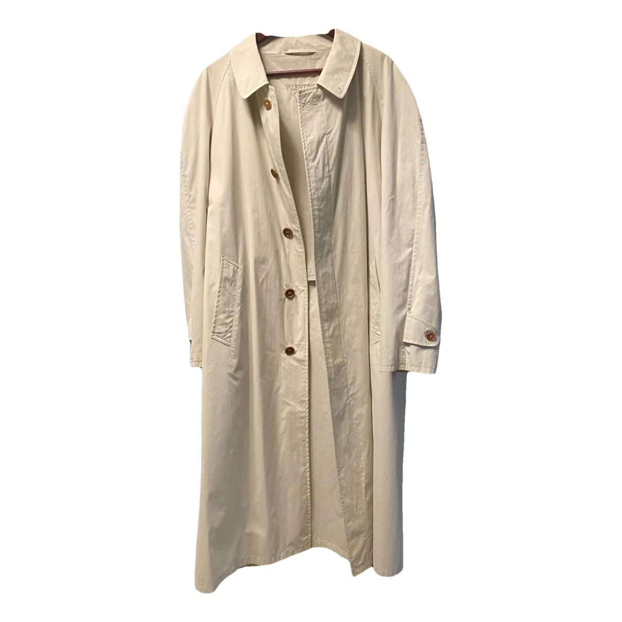 Pre-owned Valentino Coat In Beige