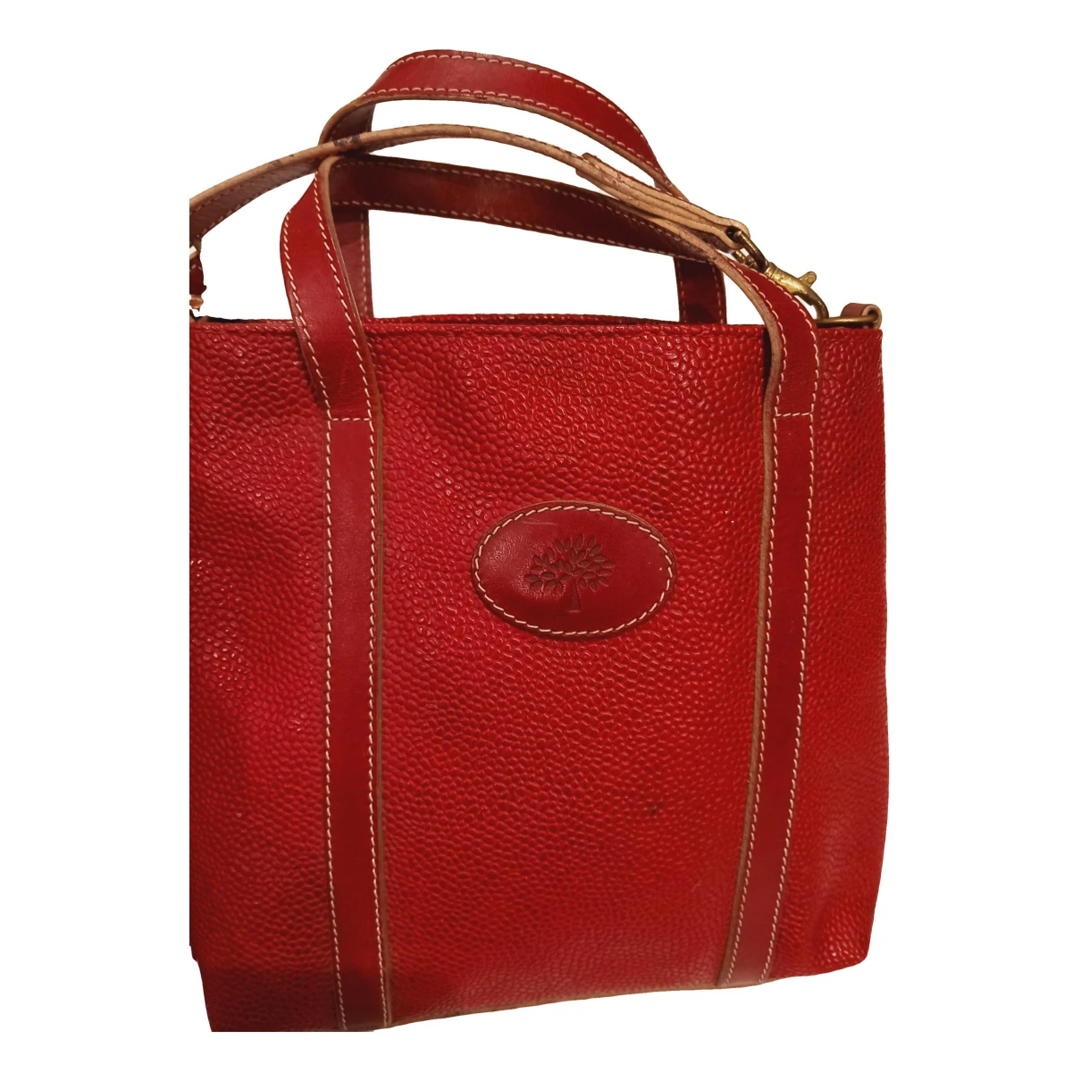Pre-owned Mulberry Jamie Leather Crossbody Bag In Red