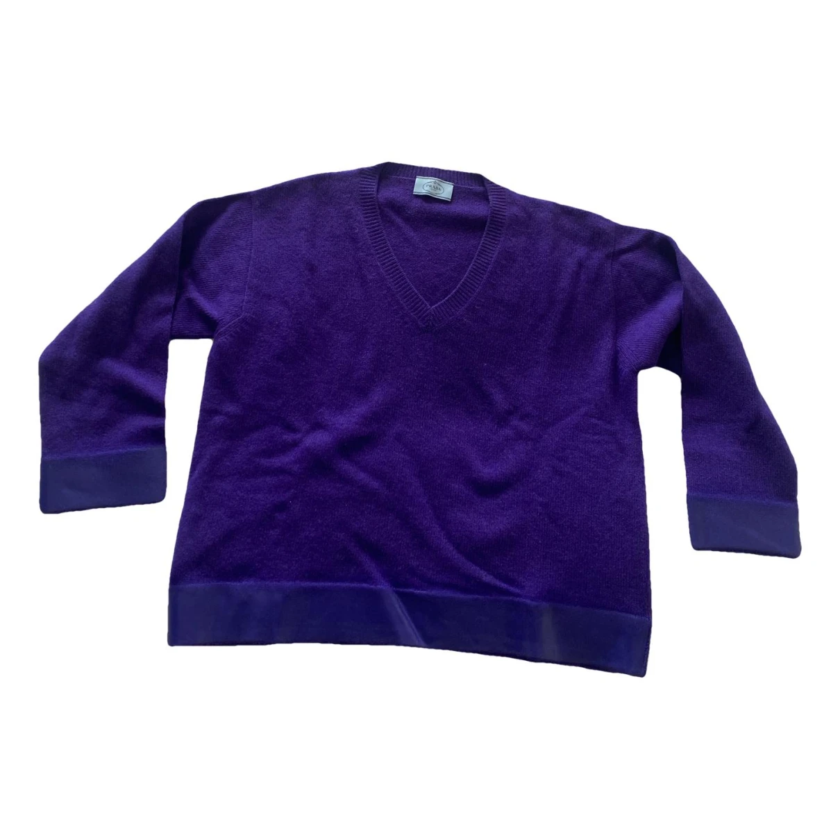 Pre-owned Prada Wool Jumper In Purple