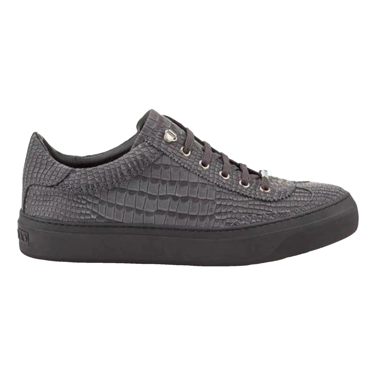 Pre-owned Jimmy Choo Leather Low Trainers In Other