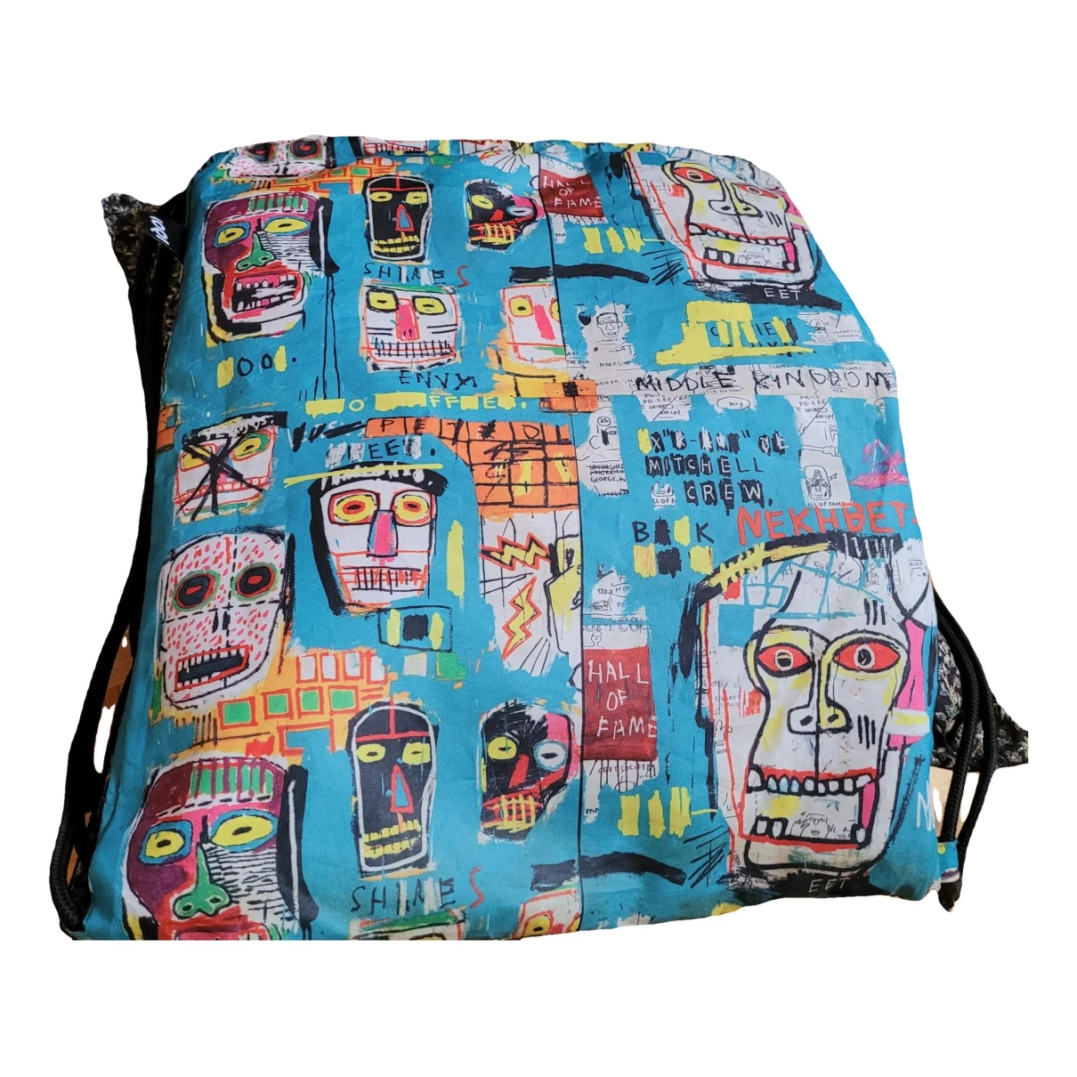 Pre-owned Jean Michel Basquiat Backpack In Blue