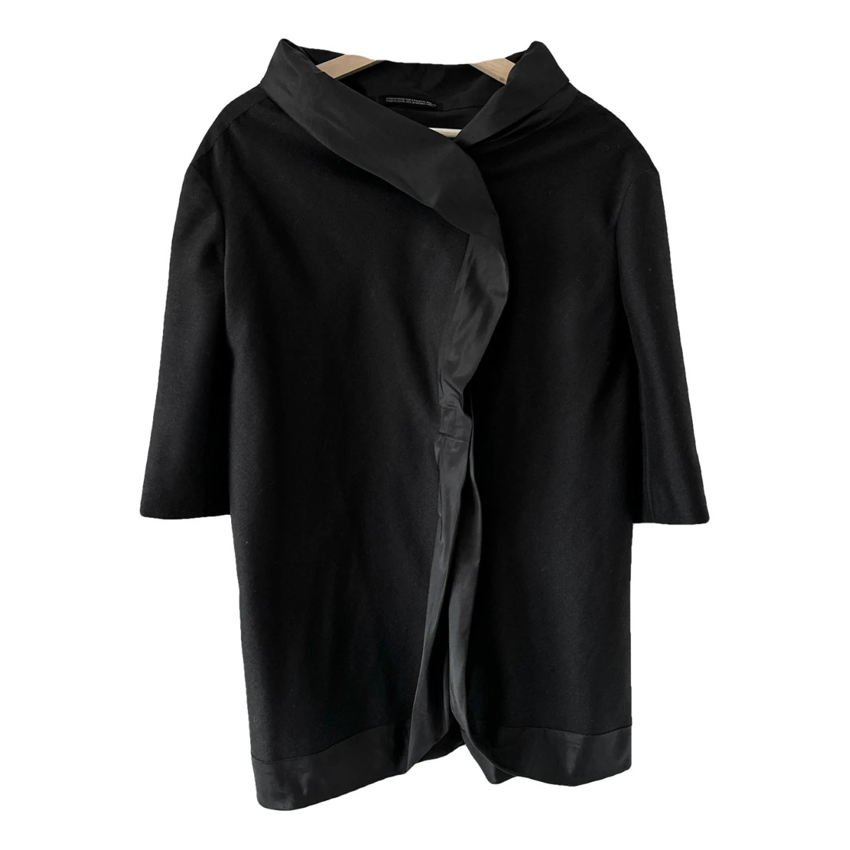 Pre-owned Yohji Yamamoto Silk Top In Black