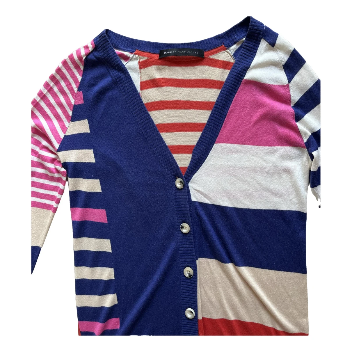 Pre-owned Marc By Marc Jacobs Cardi Coat In Multicolour