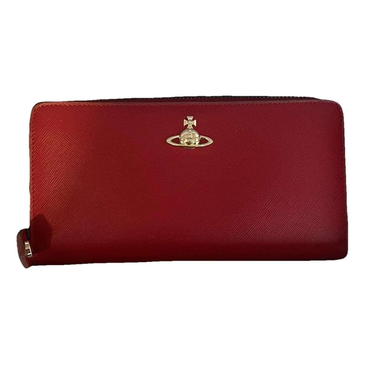Pre-owned Vivienne Westwood Leather Wallet In Red