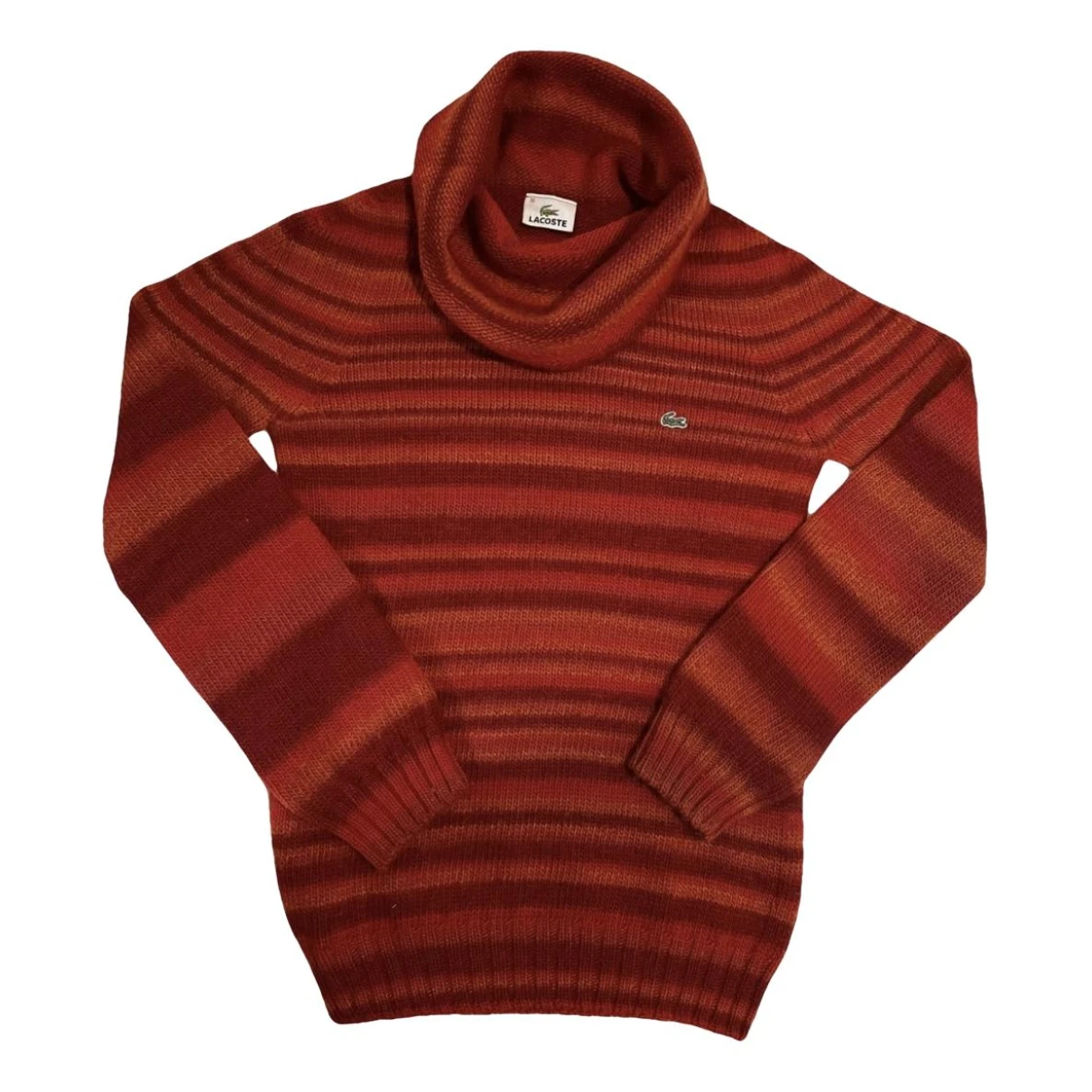 Pre-owned Lacoste Wool Jumper In Red