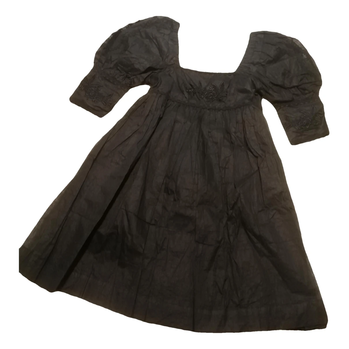 Pre-owned Manoush Mini Dress In Black