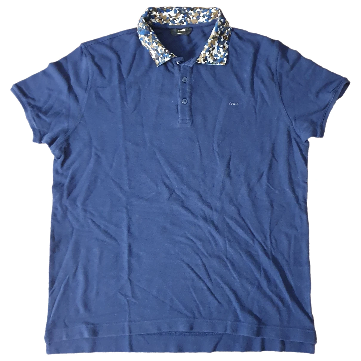 Pre-owned Fendi Polo Shirt In Blue