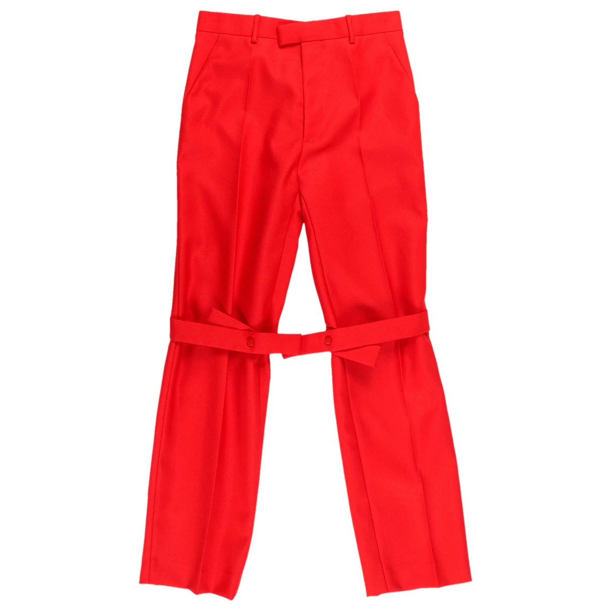 Pre-owned Bottega Veneta Straight Pants In Red