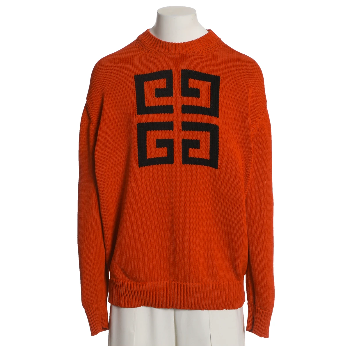 Pre-owned Givenchy Jumper In Orange
