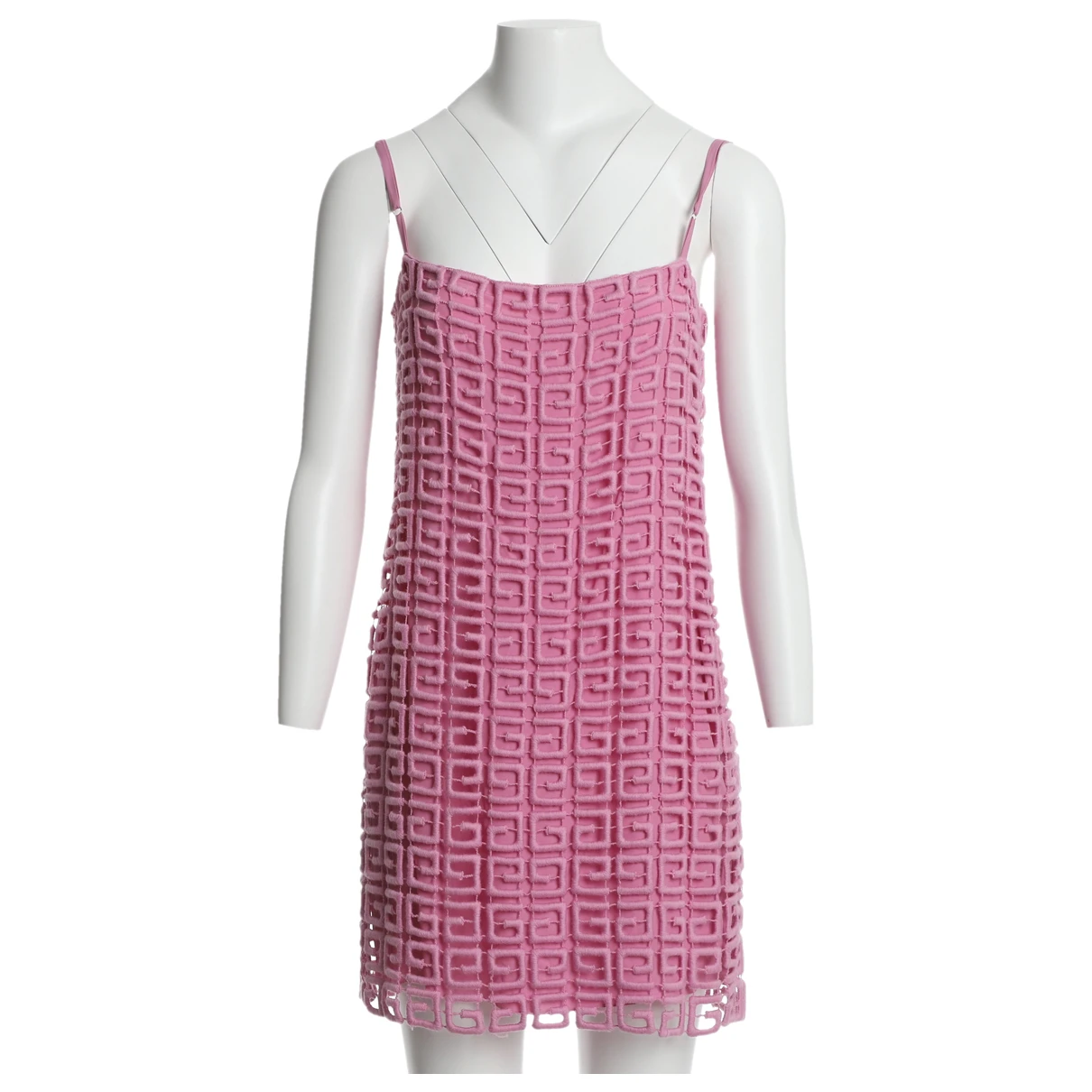 Pre-owned Givenchy Wool Mid-length Dress In Pink