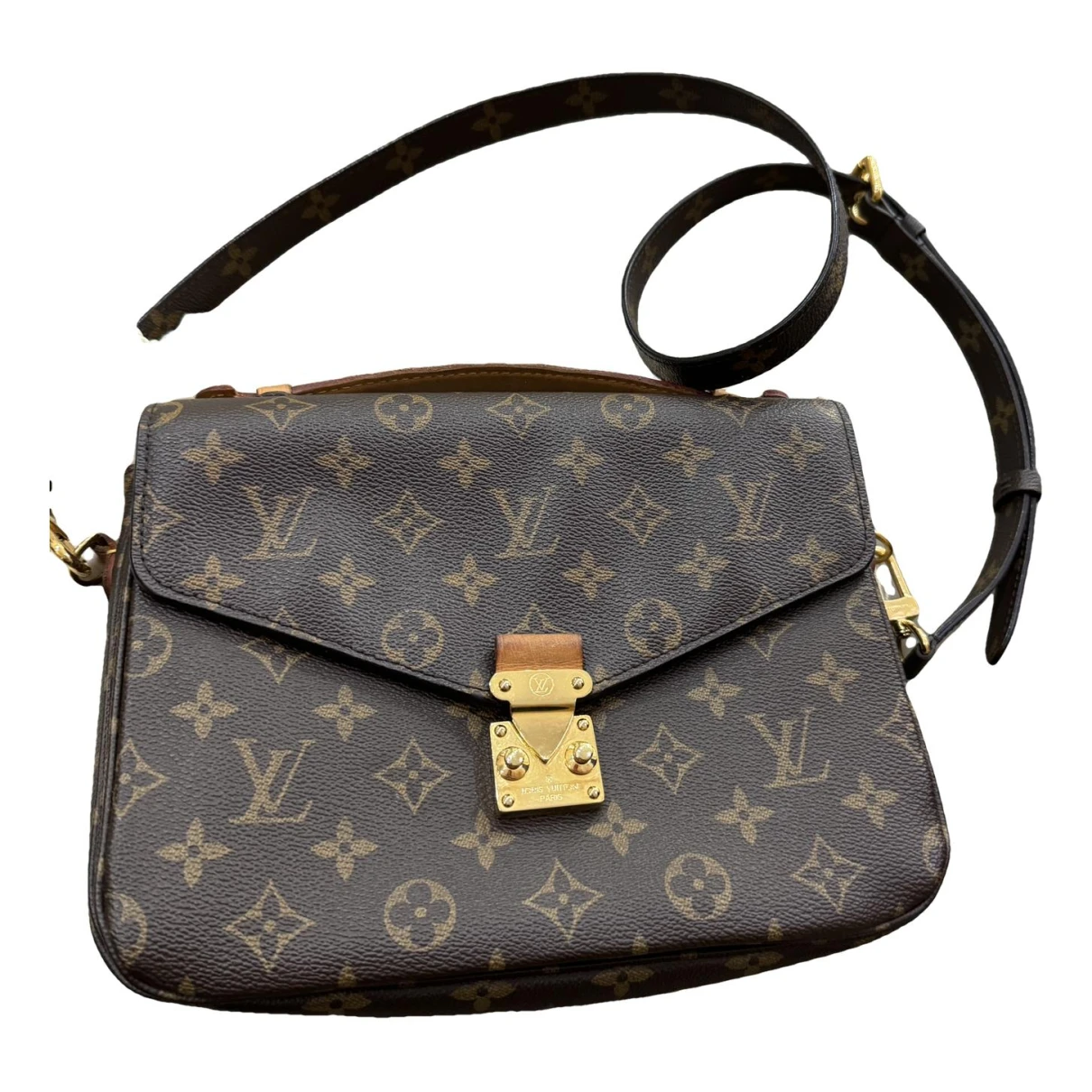 Pre-owned Louis Vuitton Metis Leather Crossbody Bag In Other