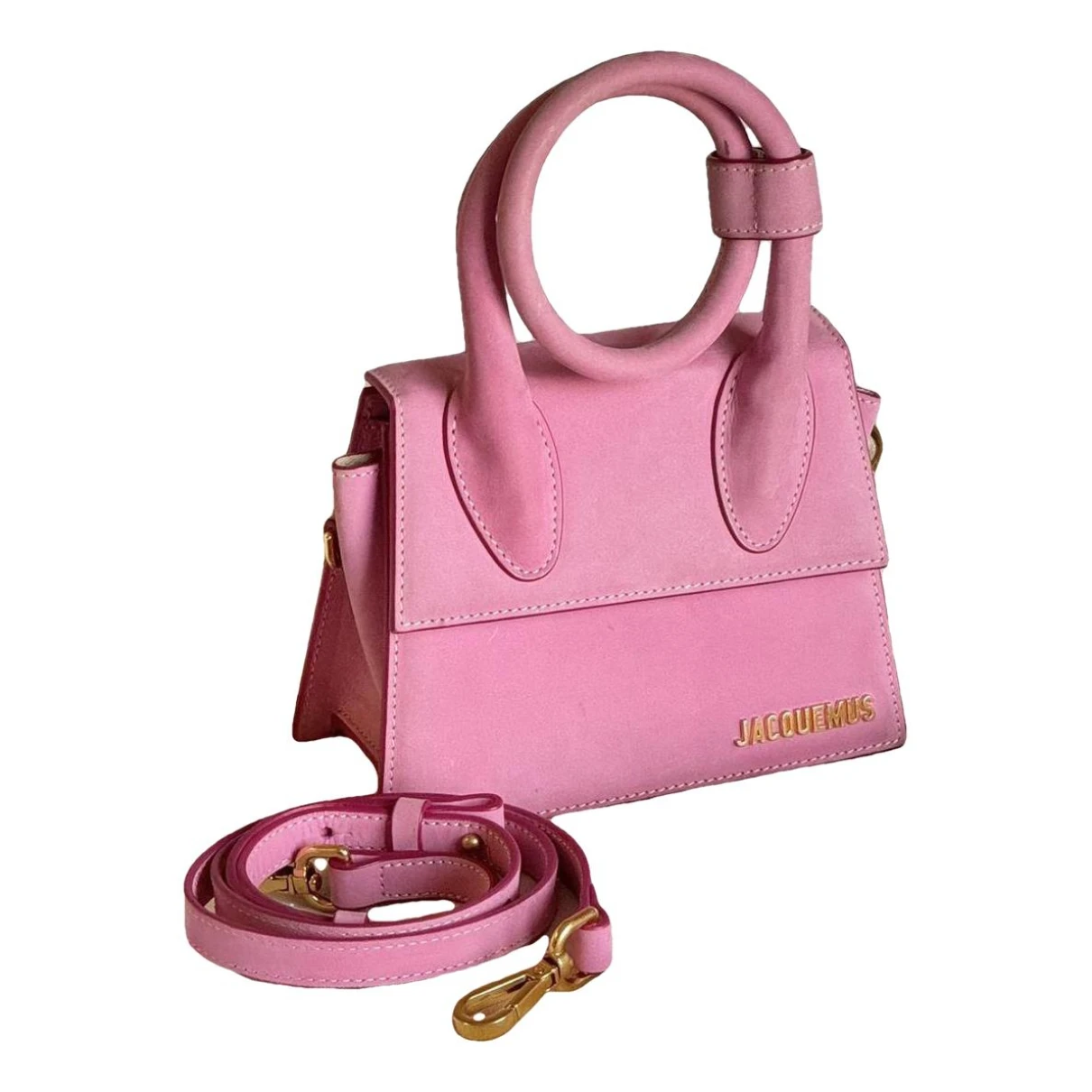 Pre-owned Jacquemus Chiquito Handbag In Pink