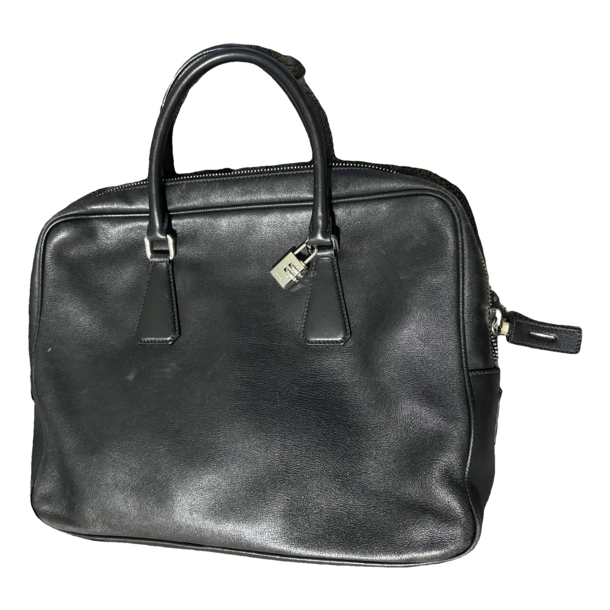 Pre-owned Prada Leather Bag In Black