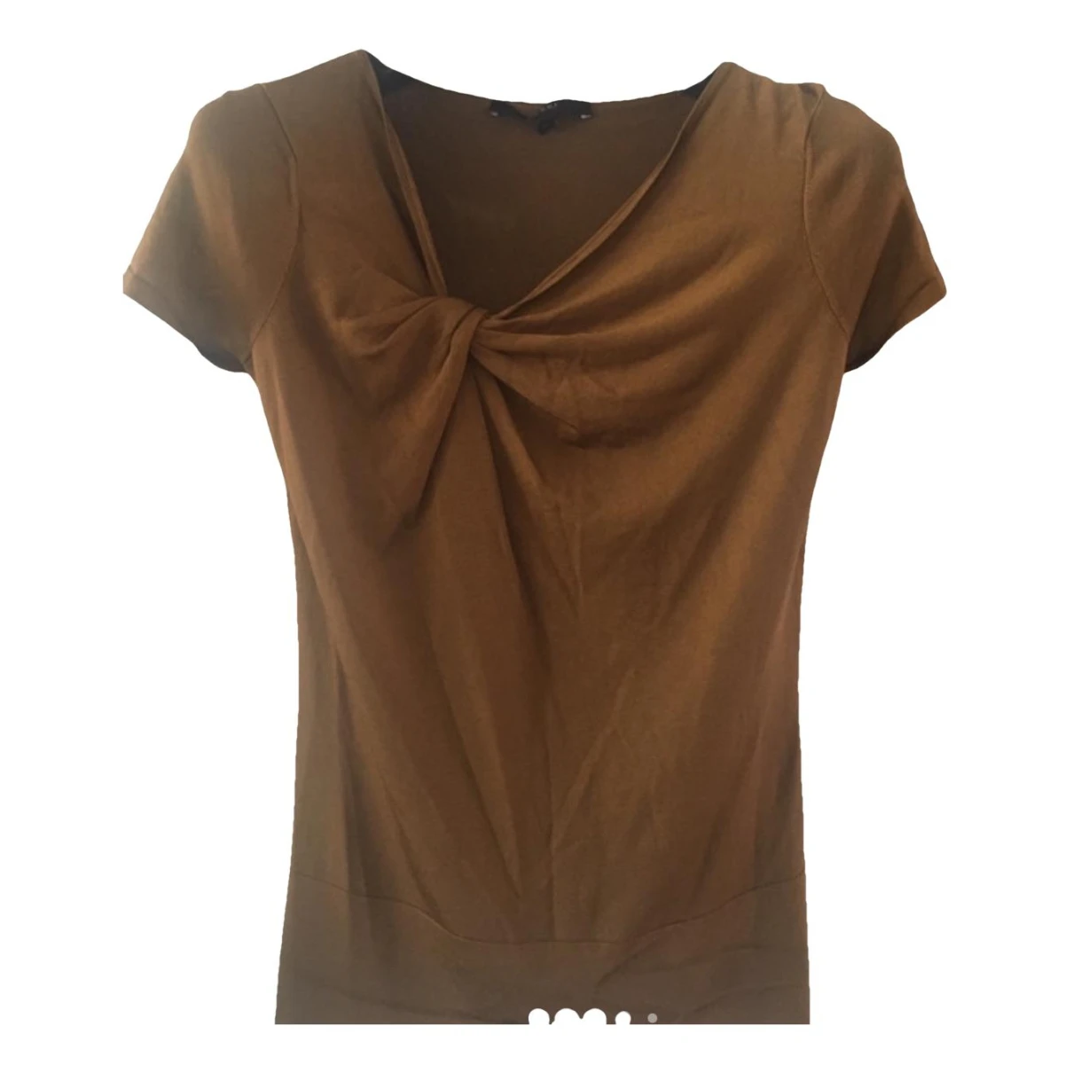 Pre-owned Gucci Top In Brown
