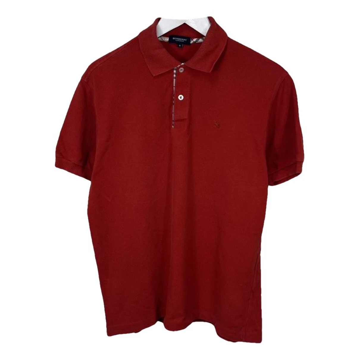 Pre-owned Burberry Polo Shirt In Red