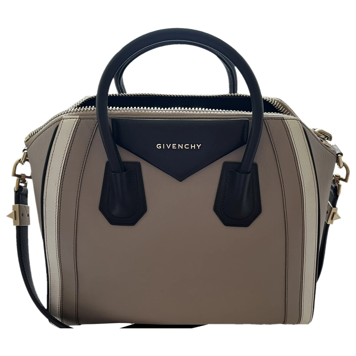 Pre-owned Givenchy Antigona Leather Handbag In Multicolour