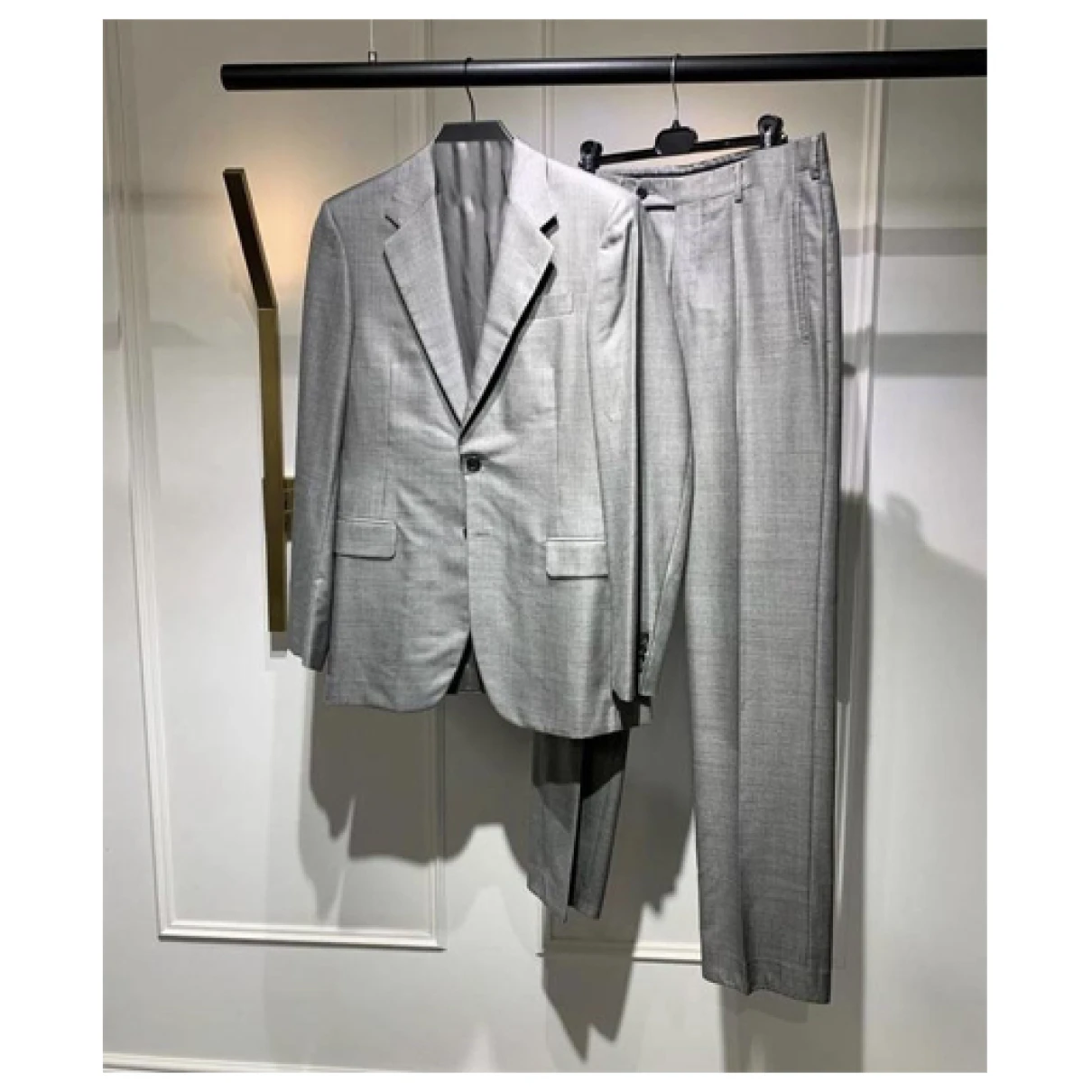 Pre-owned Prada Wool Jacket In Grey
