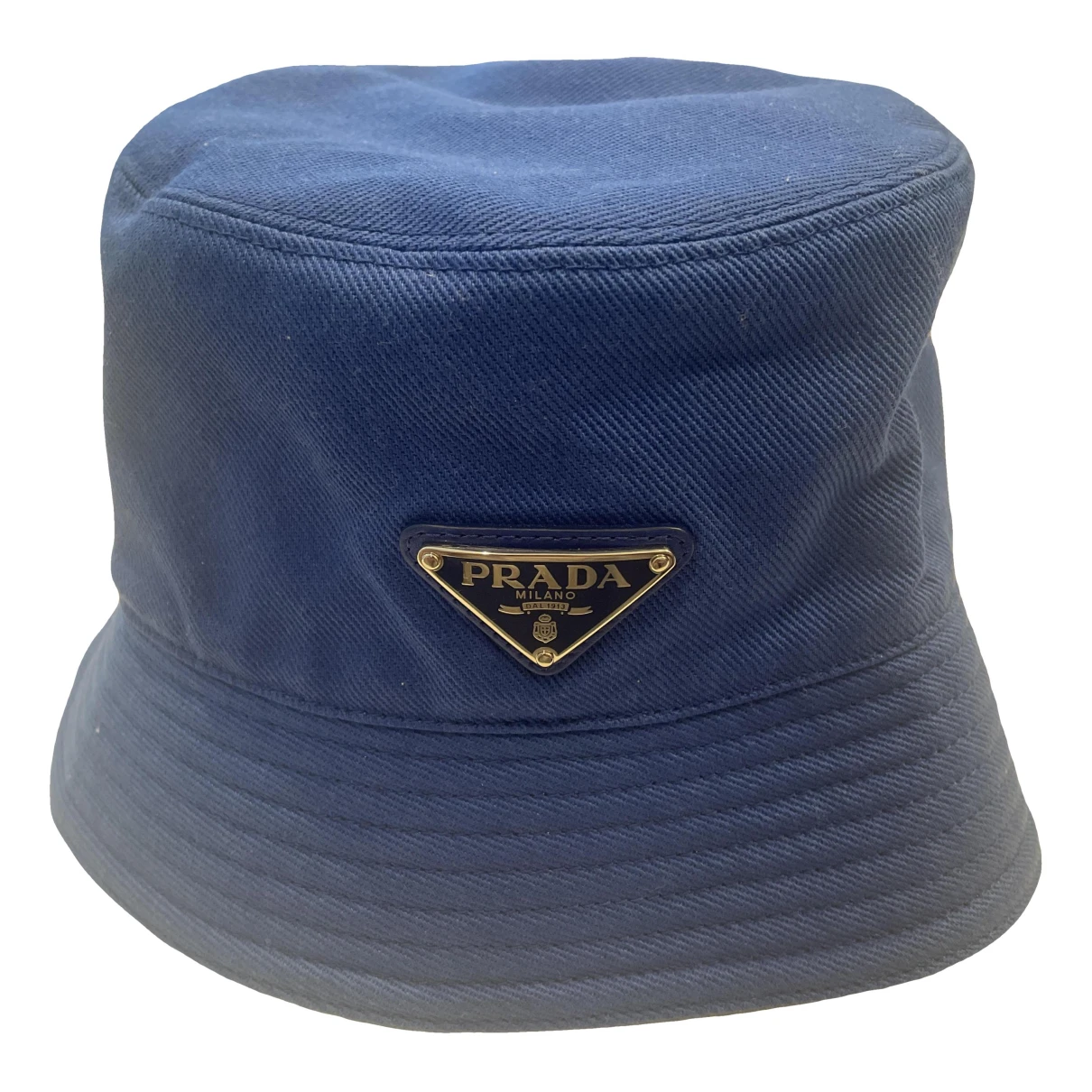 Pre-owned Prada Hat In Blue
