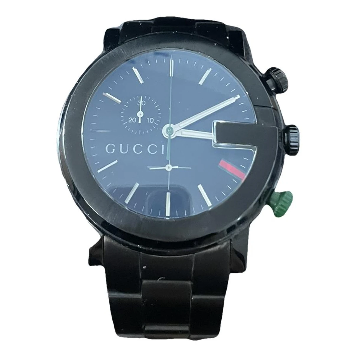 Pre-owned Gucci G-chrono Watch In Anthracite