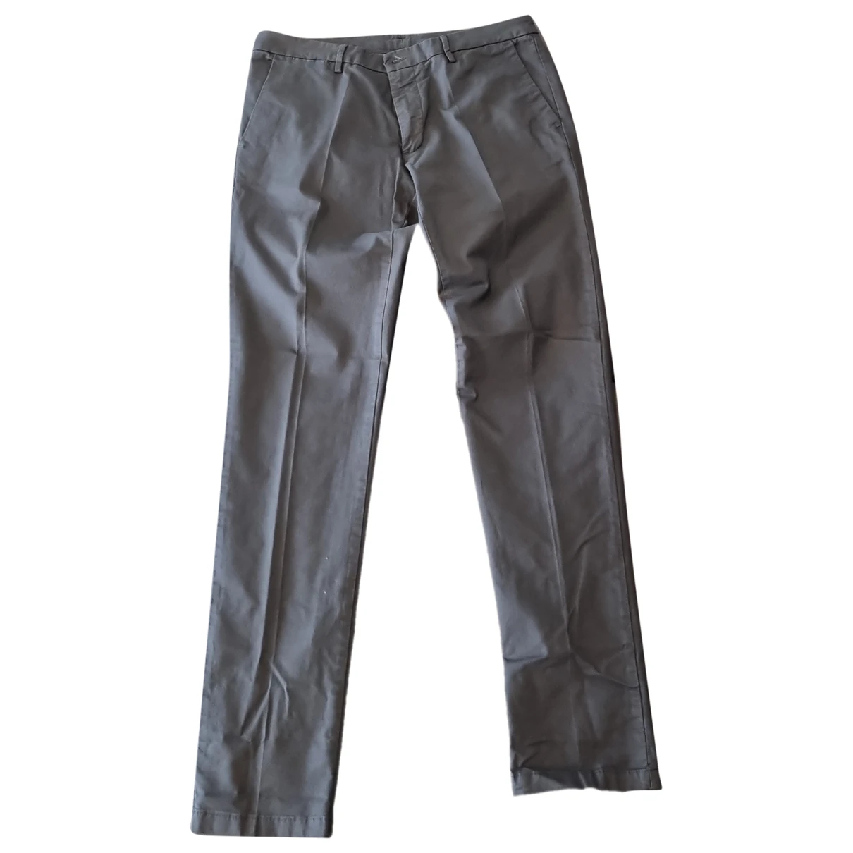 Pre-owned Trussardi Trousers In Anthracite