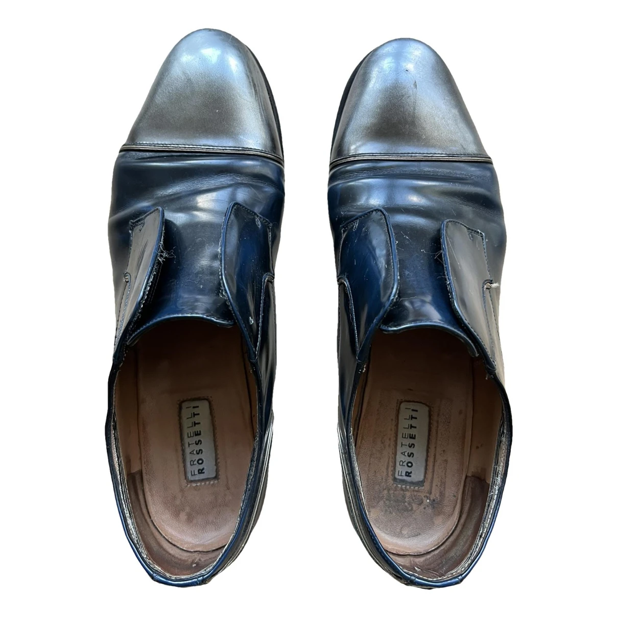 Pre-owned Fratelli Rossetti Leather Flats In Multicolour