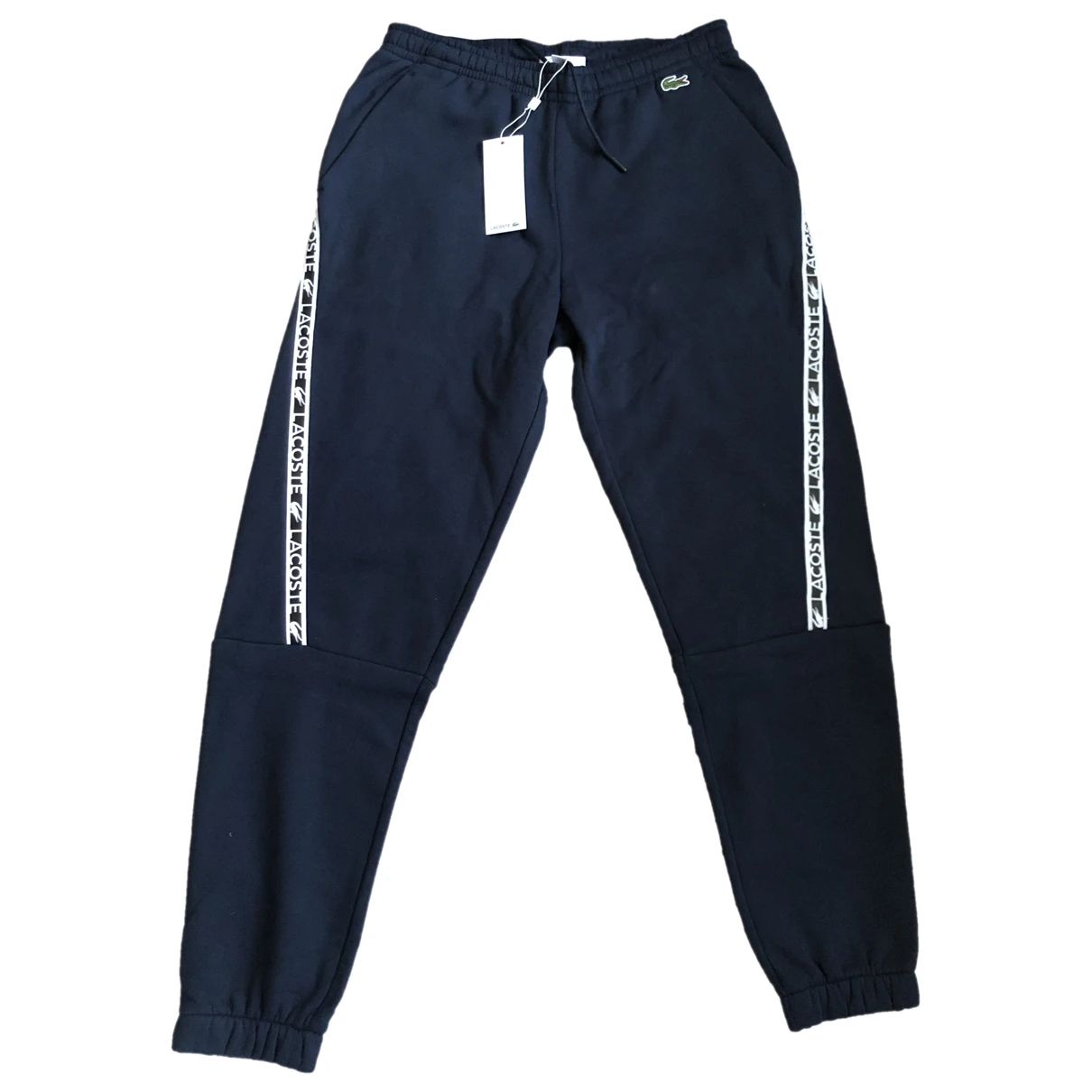 Pre-owned Lacoste Trousers In Navy