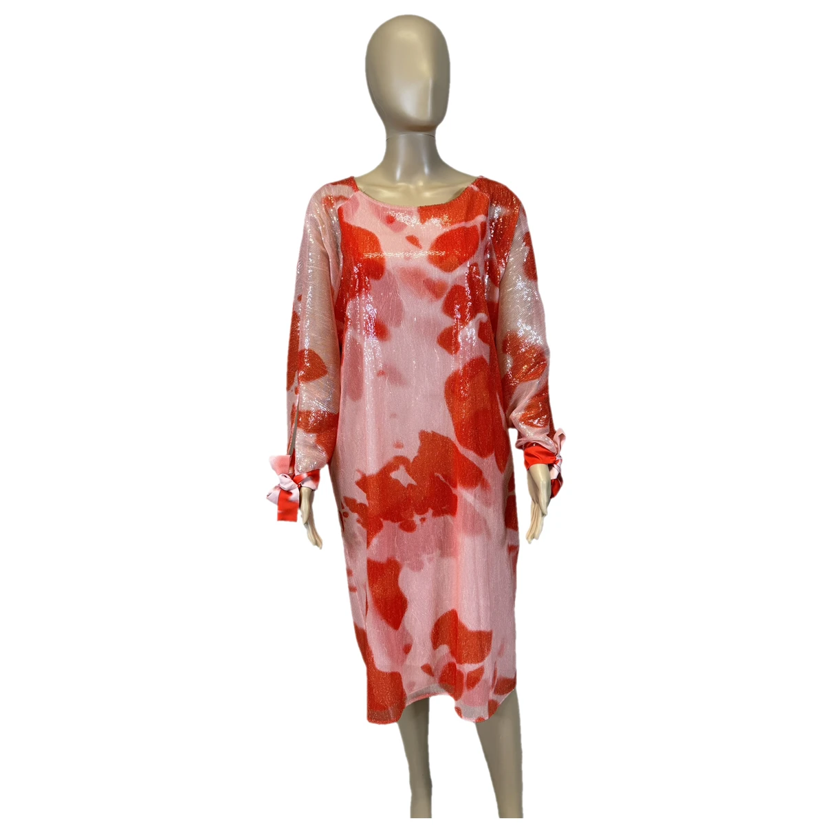 Pre-owned Marina Rinaldi Glitter Mid-length Dress In Multicolour