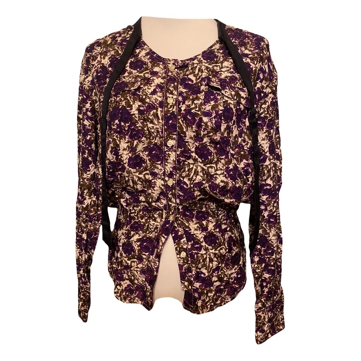 Pre-owned Paul Smith Blouse In Purple