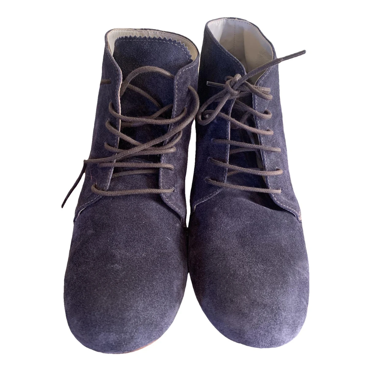 Pre-owned Fiorentini + Baker Boots In Navy