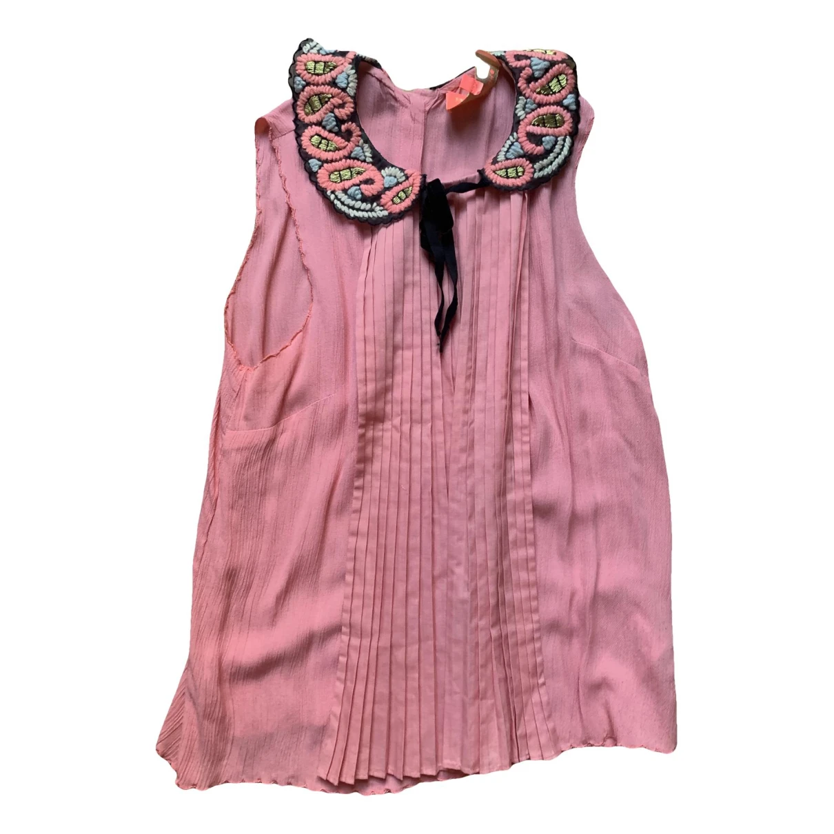 Pre-owned Manoush Vest In Pink