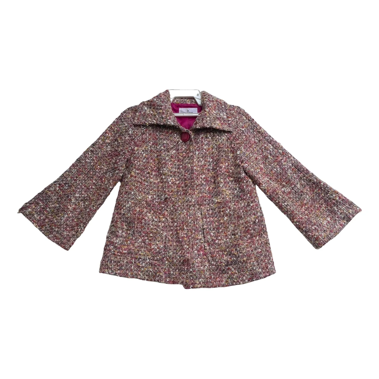 Pre-owned Courrèges Wool Jacket In Pink