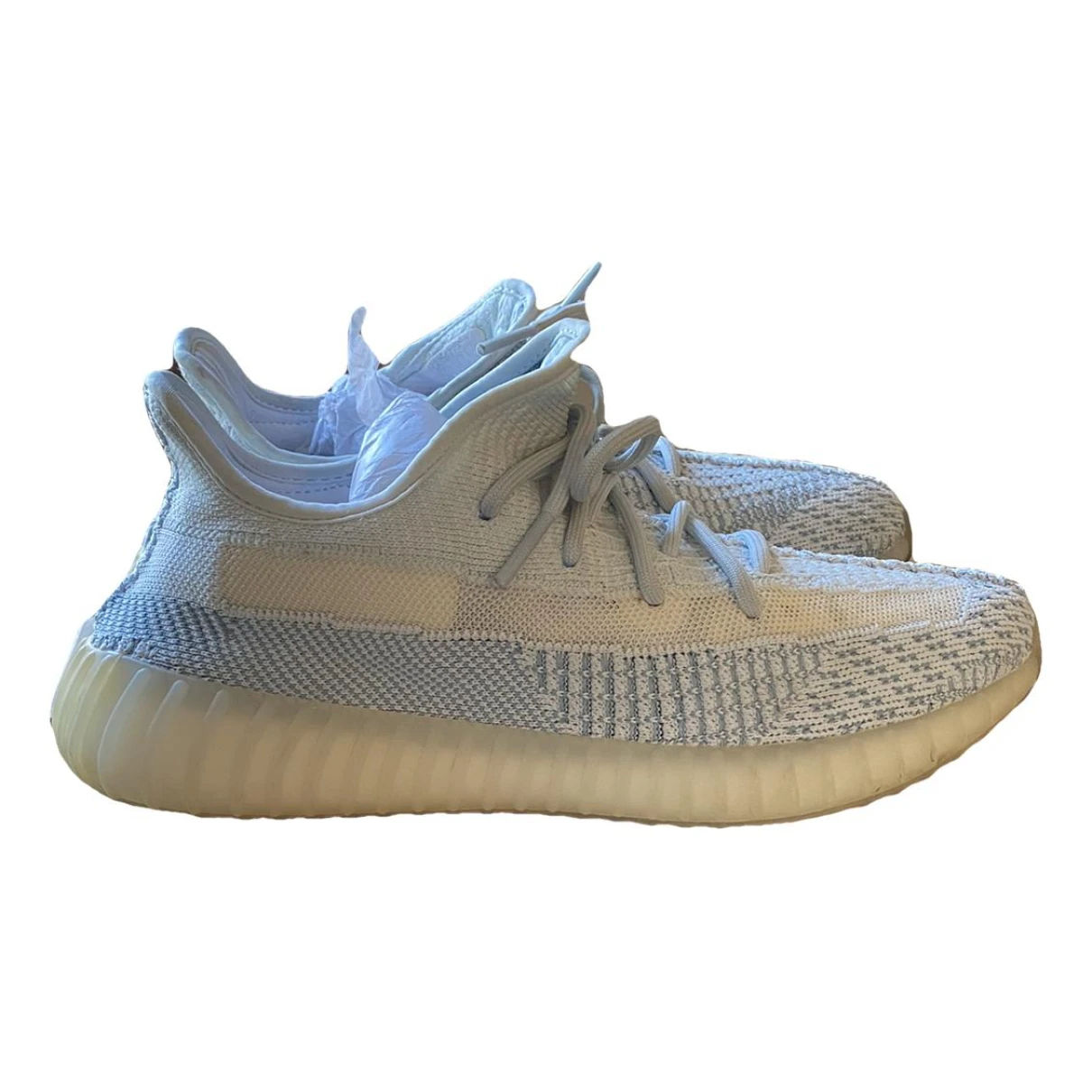 Pre-owned Yeezy X Adidas Boost 350 V2 Low Trainers In White