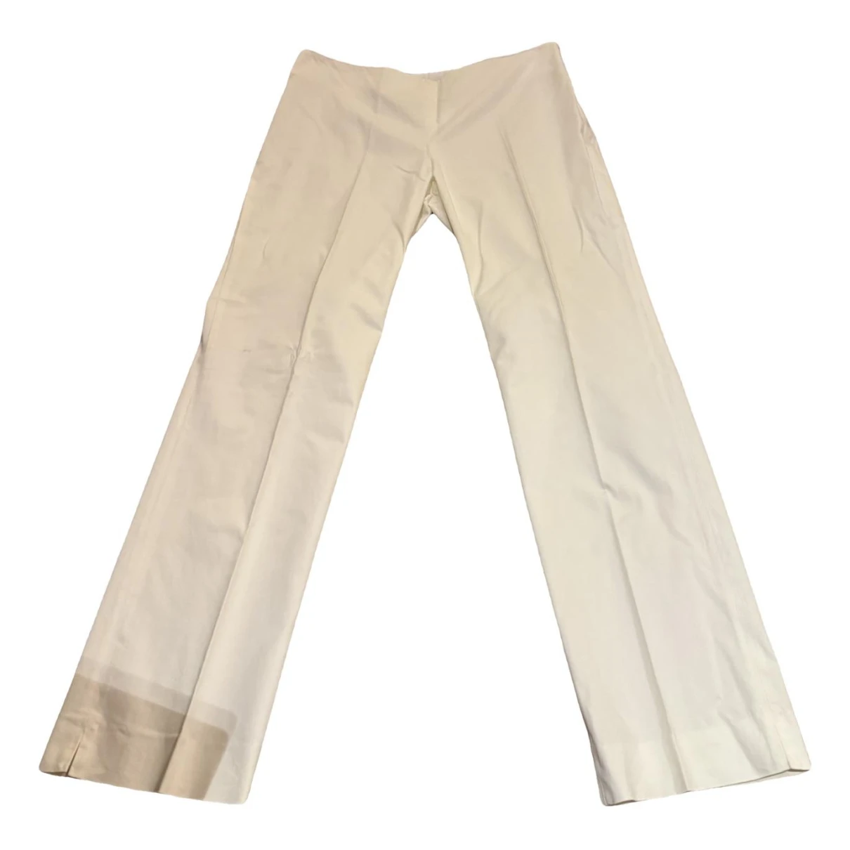 Pre-owned Emilio Pucci Carot Pants In White