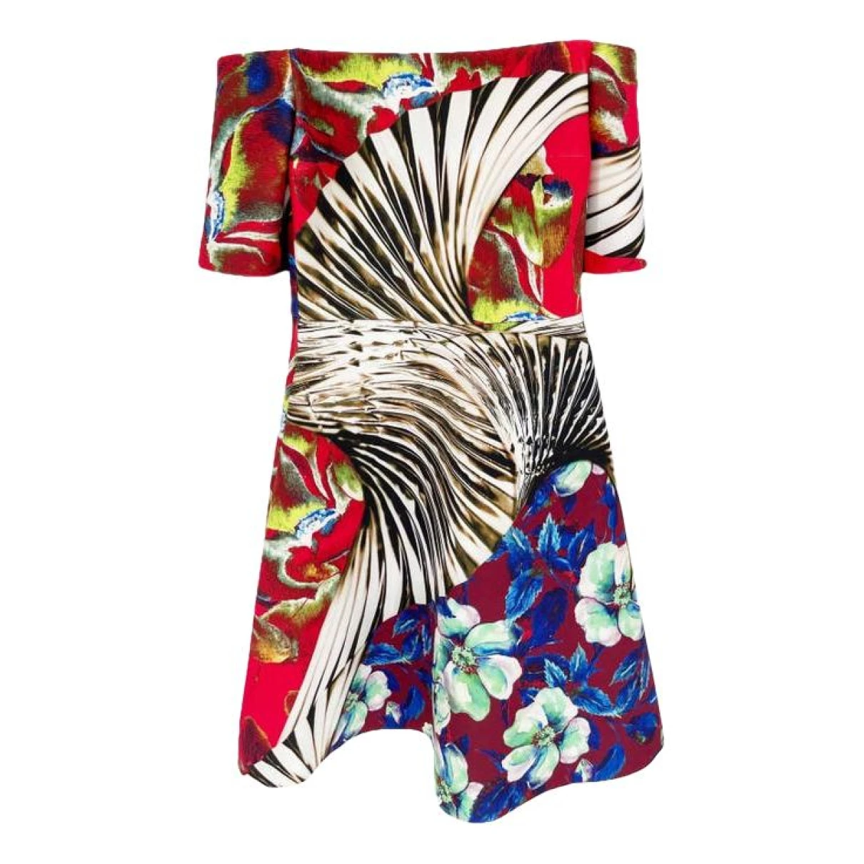 Pre-owned Clover Canyon Mini Dress In Multicolour