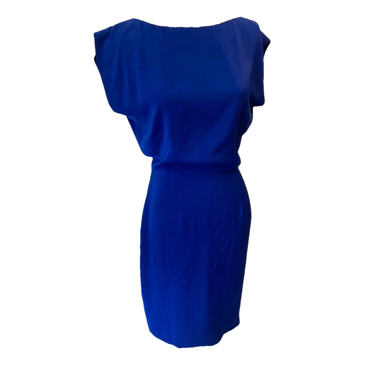 Pre-owned Sonia By Sonia Rykiel Silk Mid-length Dress In Blue