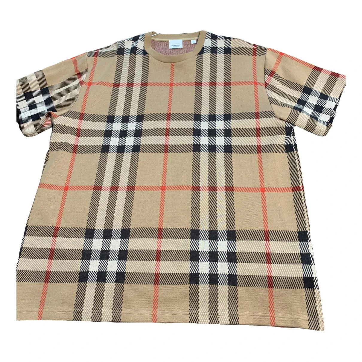 Pre-owned Burberry T-shirt In Beige