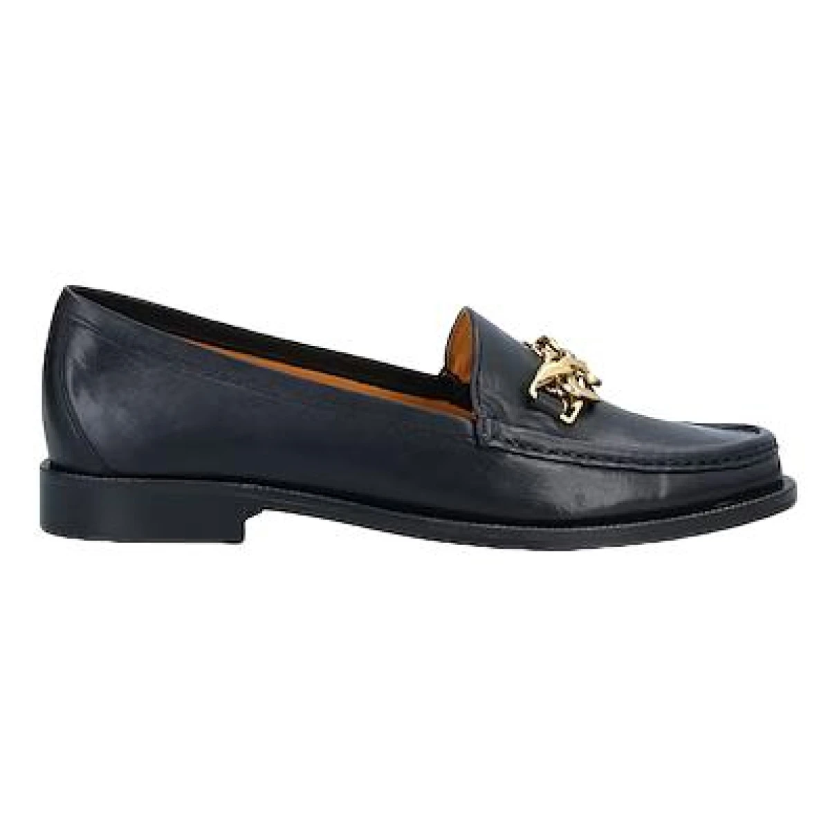 Pre-owned Sandro Spring Summer 2021 Leather Flats In Black