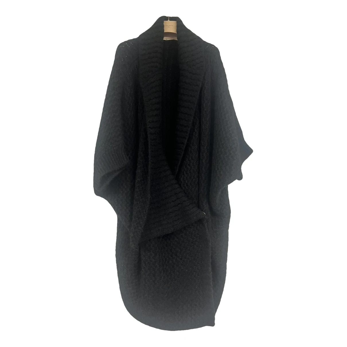 Pre-owned Stella Mccartney Wool Cardigan In Black