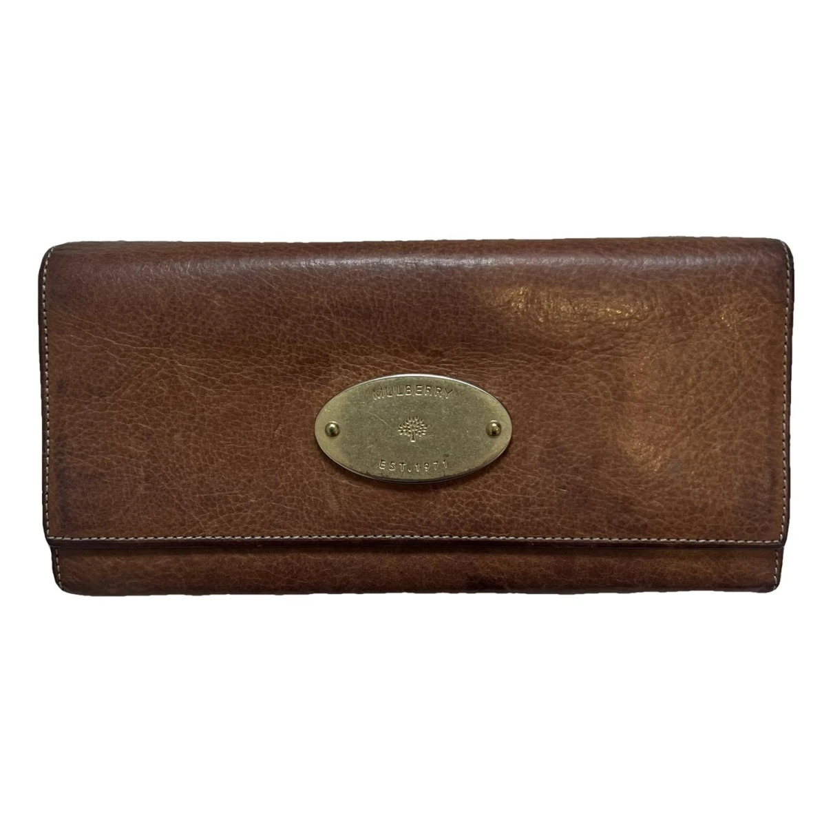 Pre-owned Mulberry Leather Purse In Brown