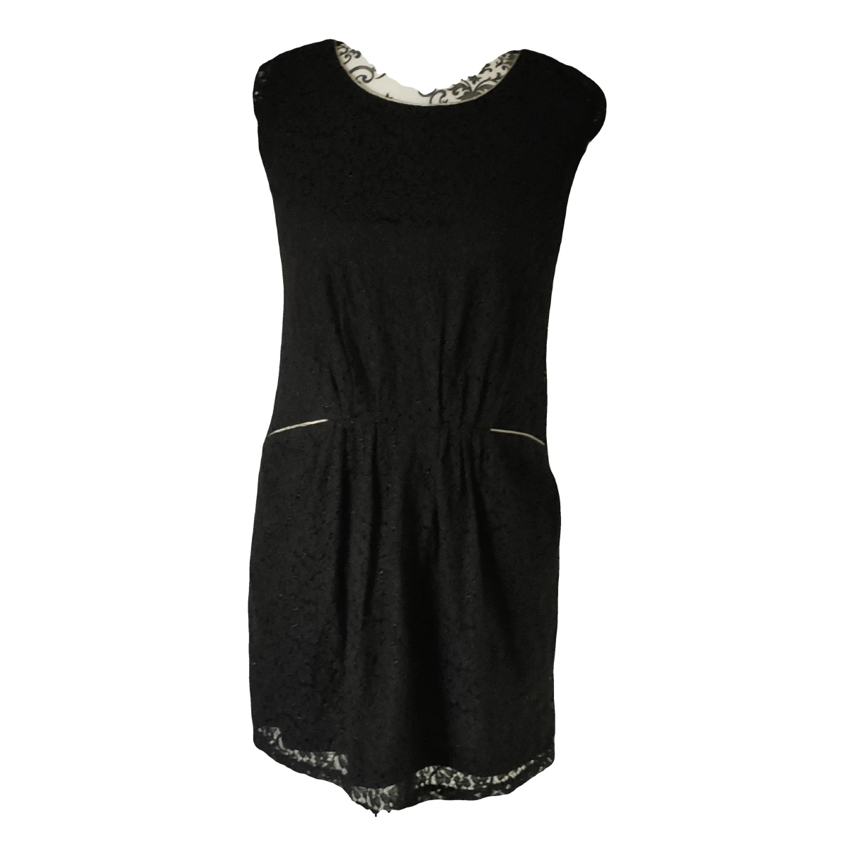 Pre-owned Grace & Mila Mid-length Dress In Black