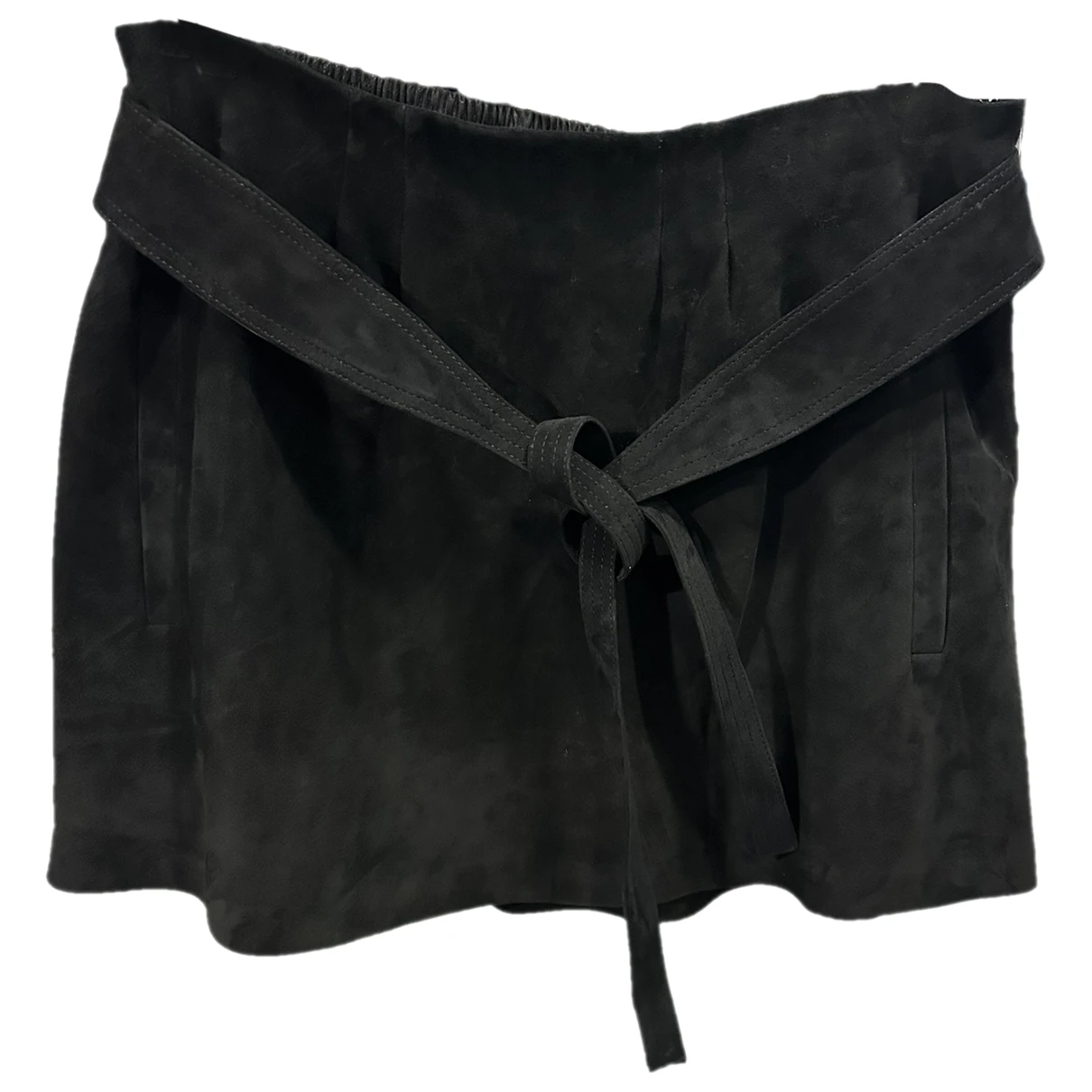 Pre-owned Saint Laurent Mini Skirt In Black