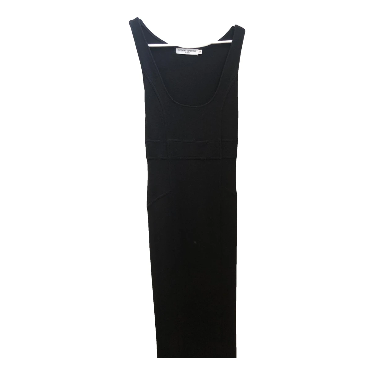 Pre-owned Opening Ceremony Maxi Dress In Black