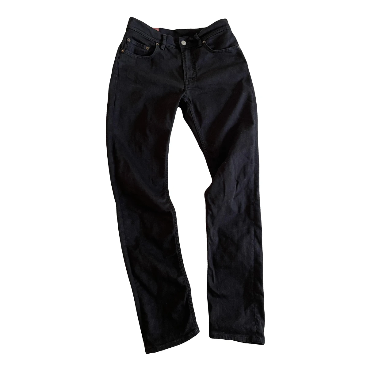 Pre-owned Acne Studios Blå Konst Slim Jeans In Black