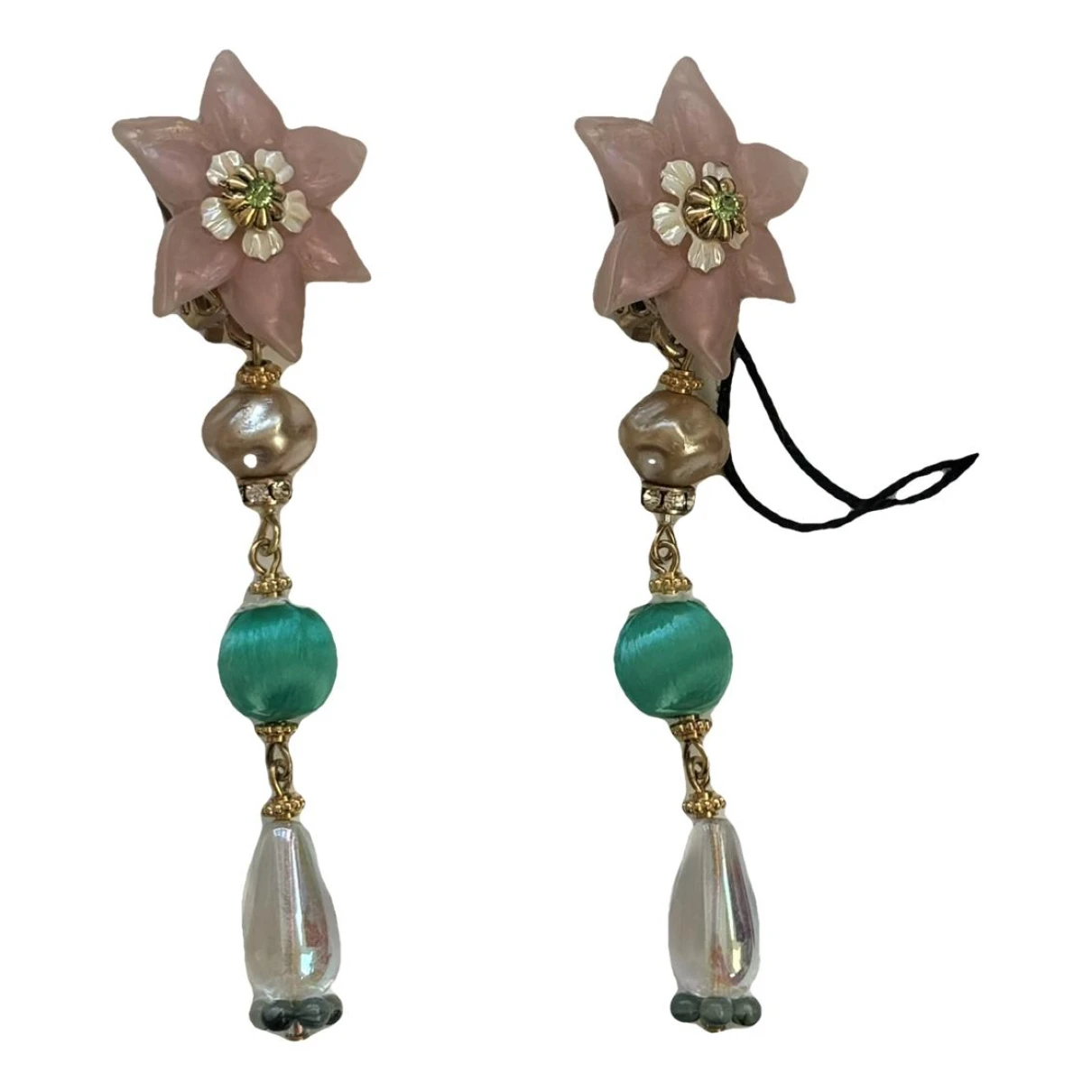 Pre-owned Christian Lacroix Earrings In Multicolour