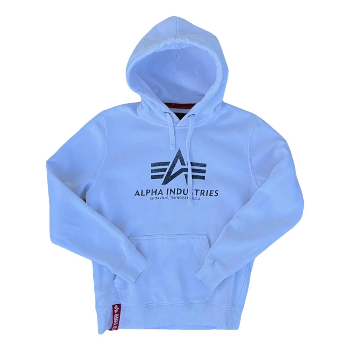 Pre-owned Alpha Industries Sweatshirt In White